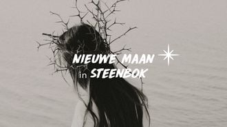 nieuwe maan in steenbok