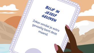 blijf in jezelf geloven