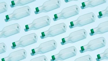 plastic flesje water