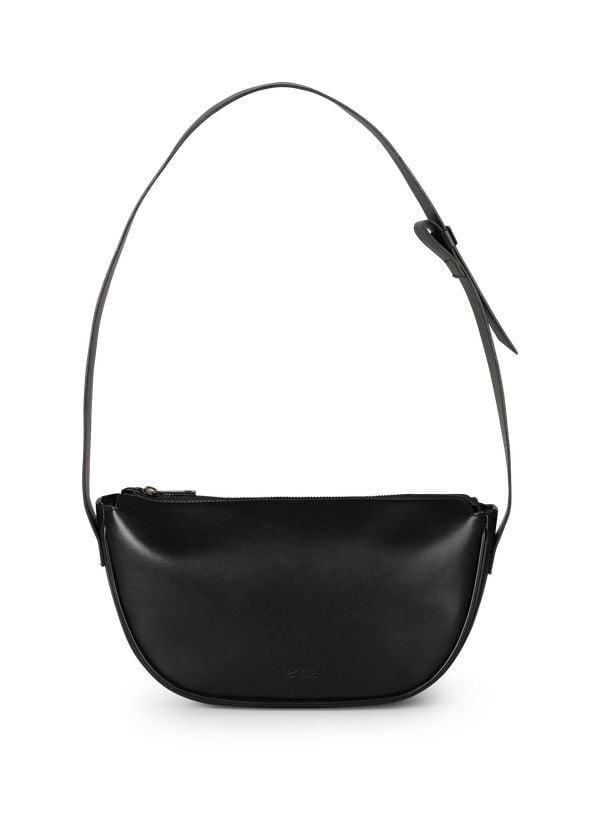 halfmoon bag zwart