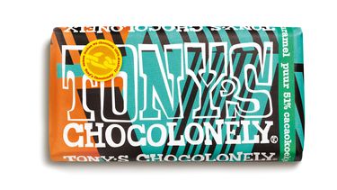 Limited Tony's Chocolonely Puur Cacaokoekje Karamel