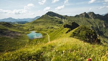 skigebied in de zomer