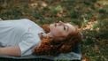 Woman laying